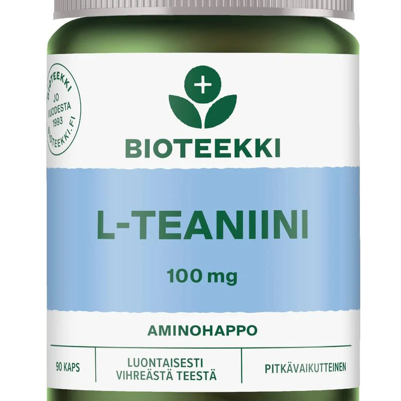 Bioteekki L-Teaniini 90 kaps SYKSYN SUOSIKKI