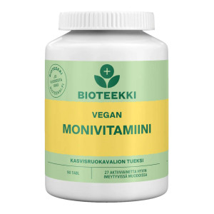 TARJOUS. Bioteekki Monivitamiini Vegan – 90 tablettia 