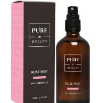 Pure=Beauty Ruusuvesi prebiooteilla 100ml Rose mist