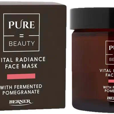 Pure=Beauty Vital Radiance Face Mask Ferm. Pomegranate, kasvonaamio, 60 ml