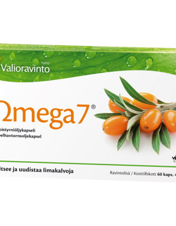 Valioravinto Omega7 kaksoistyrniöljy kapseli 60kpl