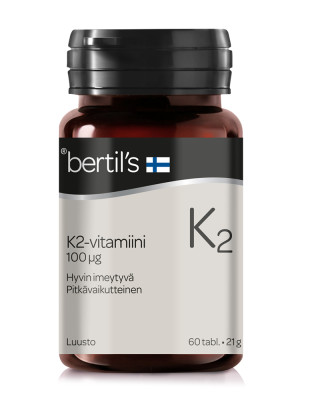 Bertil's K2-vitamiini 60tabl.