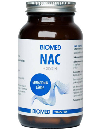 BIOMED NAC + glysiini 90 kpl