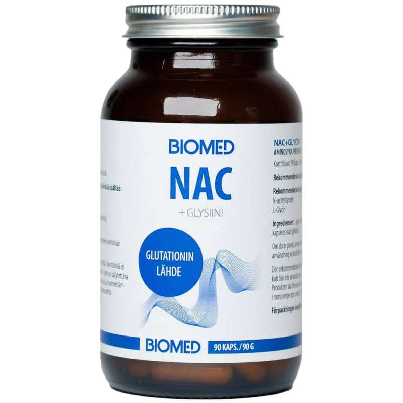 BIOMED NAC + glysiini 90 kpl