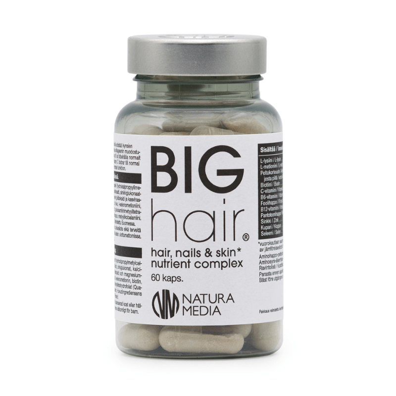 Natura Media Big hair hiusravinnekapseli 60kaps
