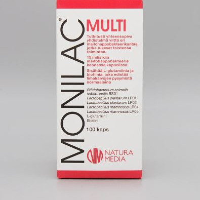 Natura Media Monilac® Multi 100 kaps. Maitohappobakteeri
