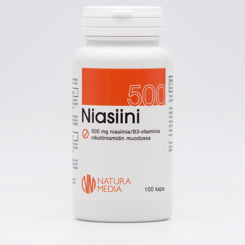 Natura Media niasiini (B3-vitamii) 500mg