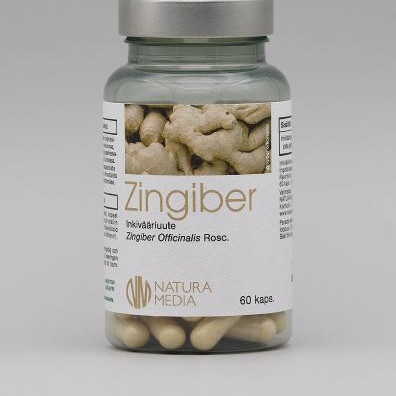 Natura Media Zingiber Inkivääriuute 60 kaps.