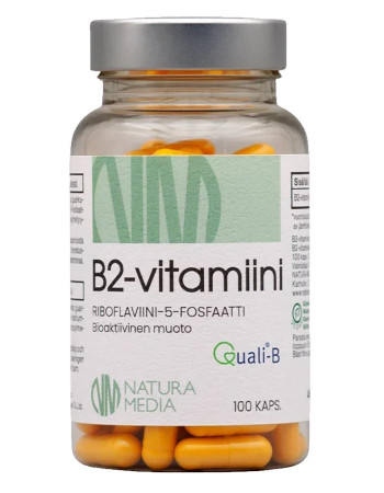 Natura Media B2-vitamiini (tiamiini) 33 mg 100 kaps.