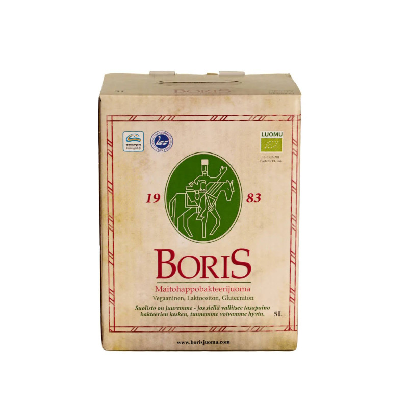 Boris maitohappobakteerijuoma 5L luomu 