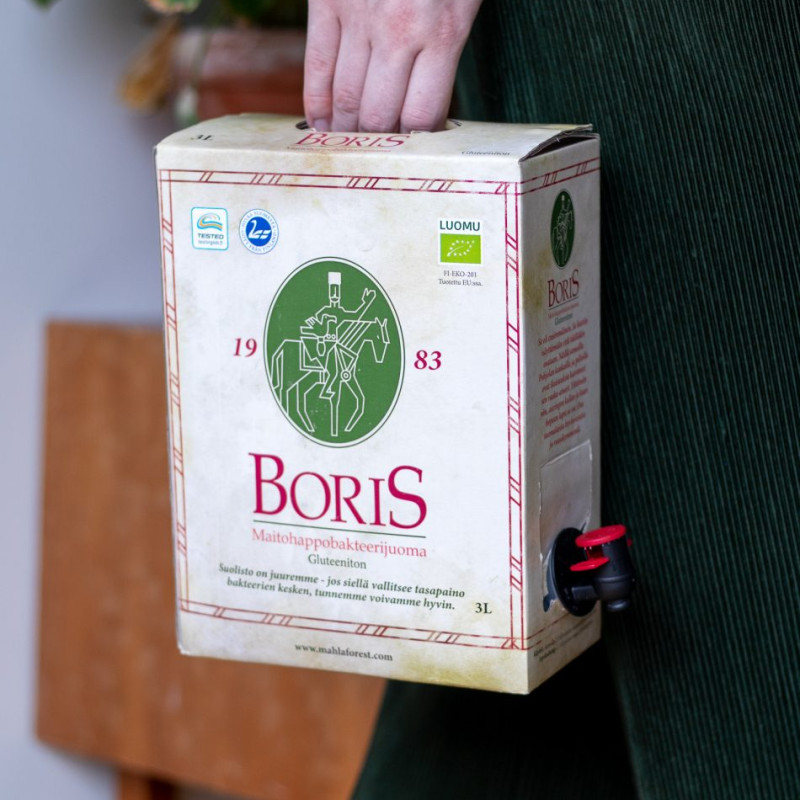 Boris maitohappobakteerijuoma 5L luomu 