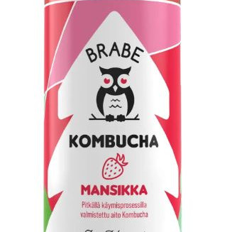 Brabe - Kombucha Mansikka 250ml