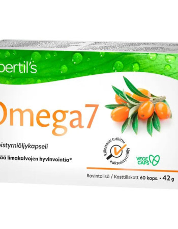 Omega7 kaksoistyrniöljy ravintolisä 60 kaps.