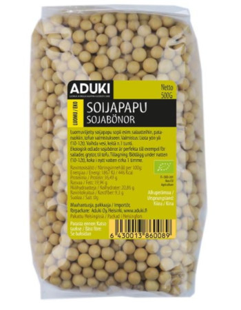 Aduki Soijapapu luomu 500g 