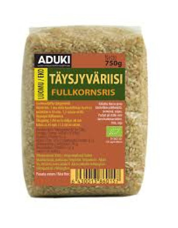 Aduki Täysjyväriisi luomu 750g
