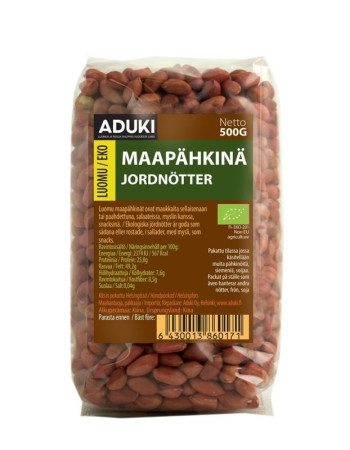 aduki maapähkinä luomu 500g