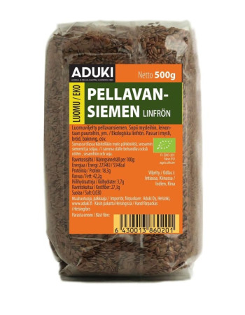Aduki pellavansiemen luomu 500g