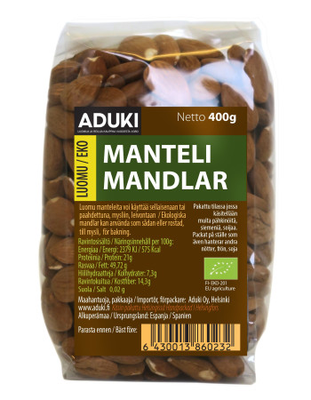 Aduki Manteli 400g luomu