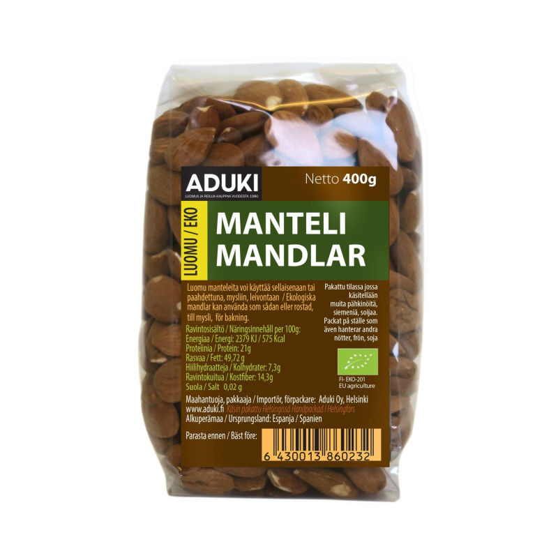 Aduki Manteli 400g luomu