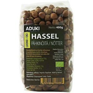 Aduki luomu Hasselpähkinä 400g