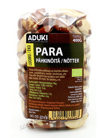 Aduki luomu Parapähkinä 400g