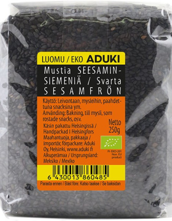 Aduki - Musta seesaminsiemen 250g, luomu