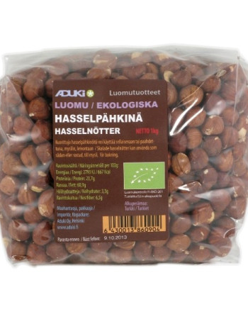 Aduki Hasselpähkinä 1kg, luomu PäHKINäALE