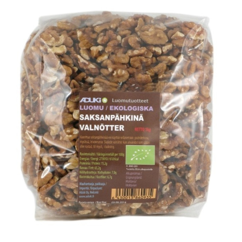 Aduki Saksanpähkinä luomu 1kg