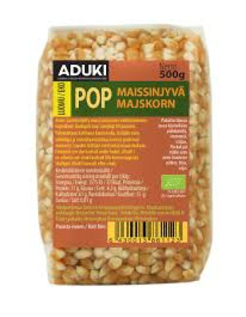 Aduki Popcorn-maissinjyvät 500g luomu