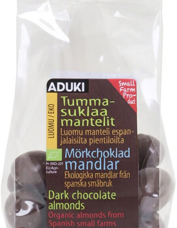 Aduki Tummasuklaamantelit 100g luomu