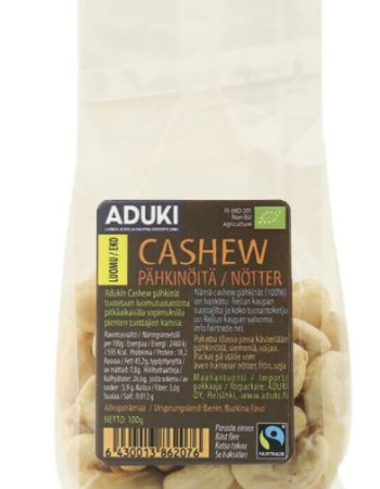 Aduki Cashewpähkinä luomu 100g