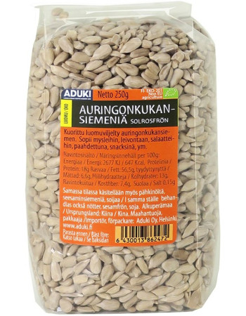 Auringonkukansiemen 250g Aduki