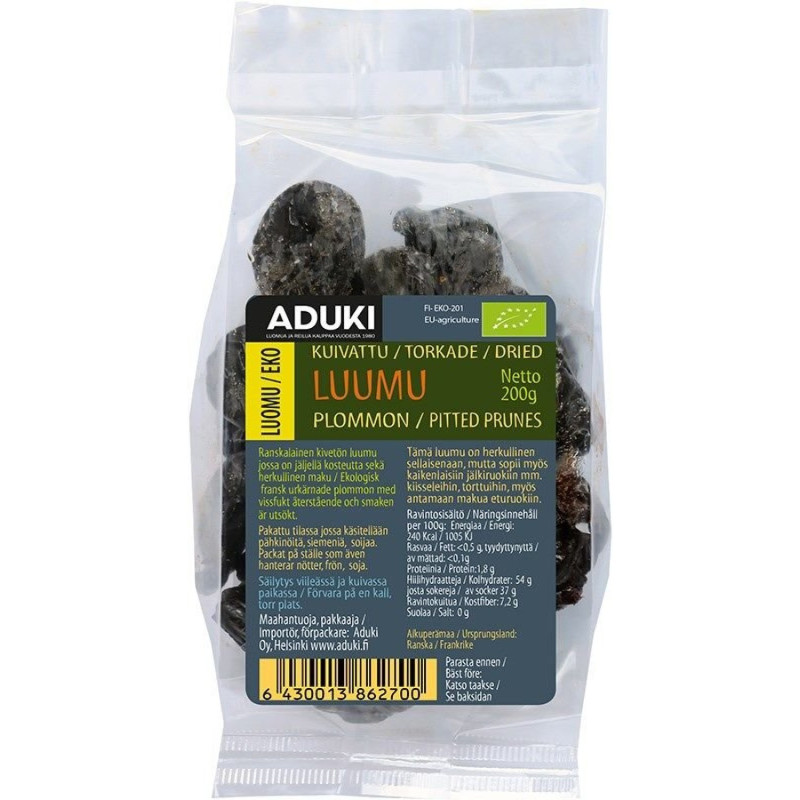 Aduki luumu luomu 200g