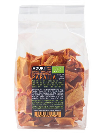 Aduki kuivattu luomu papaija 100g