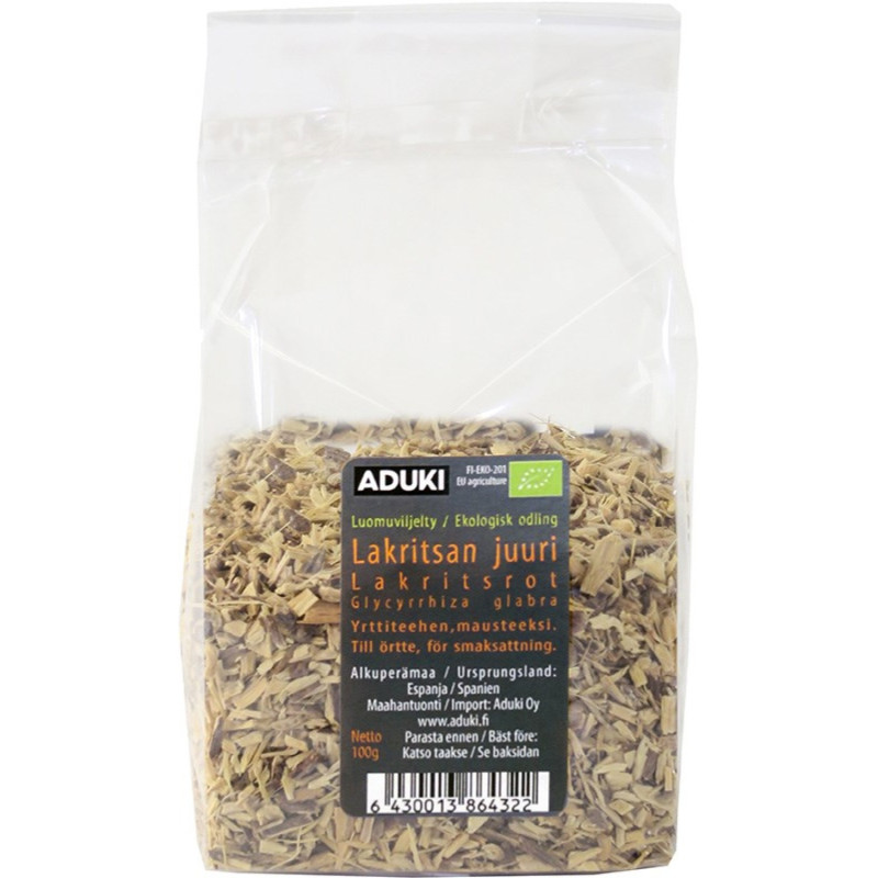 Aduki lakritsanjuuri /Lakritsijuuripaloja 100g Luomu