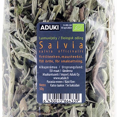 Aduki kuivattu salvia luomu 50g