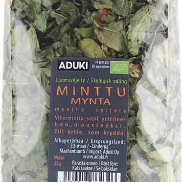 Aduki kuivattu minttu, luomu 35g (vihermintun lehti)