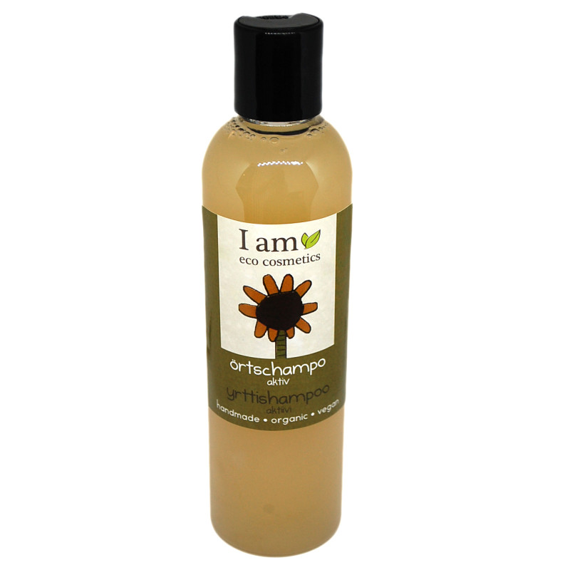 Am eco cosmetics Yrttisampoo Aktiivi 250ml päänahanongelmiin