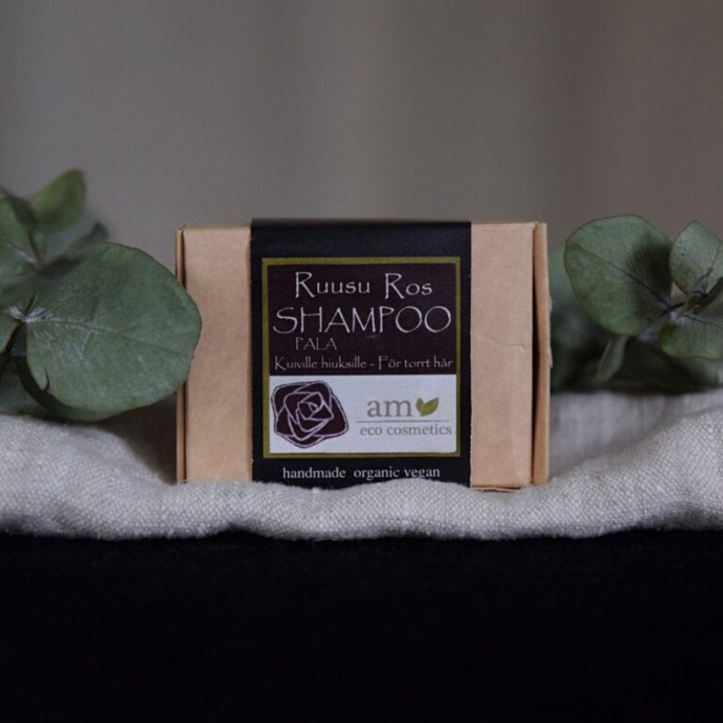 AM ECO COSMETICS Ruusu Shampoopala kuiville hiuksille