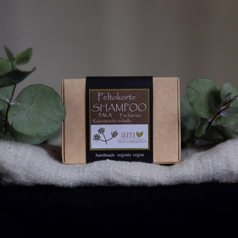AM ECO COSMETICS Peltokorte shampoopala rasvoittuville hiuksille