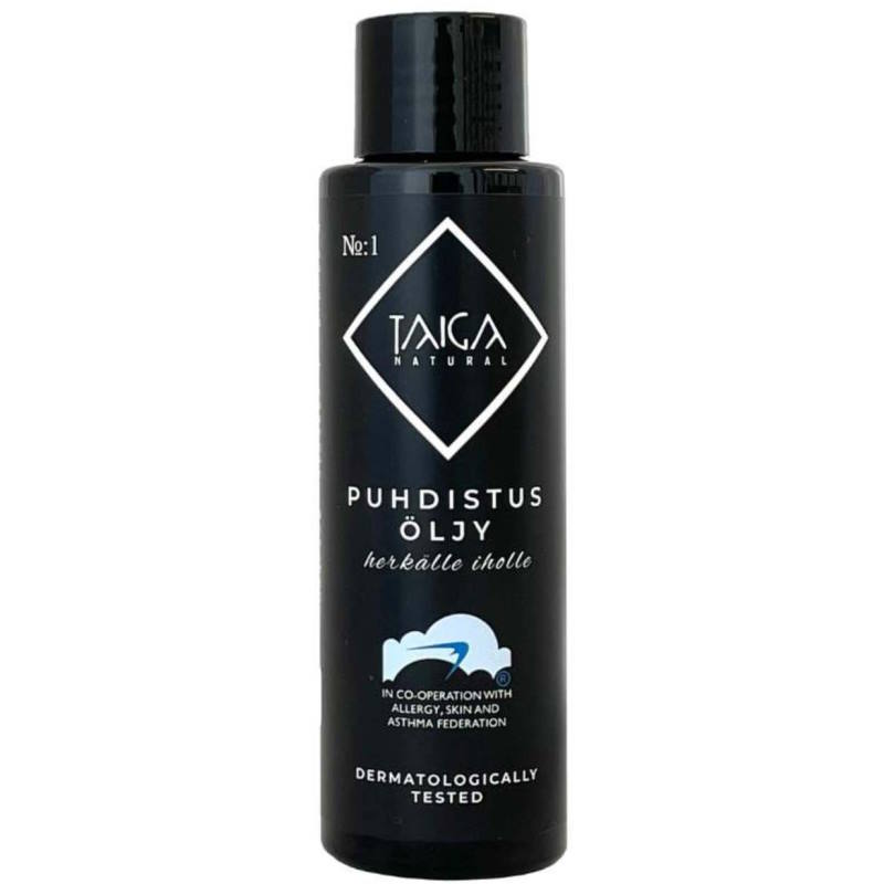 Taiga No:1 Puhdistusöljy herkälle iholle 100 ml