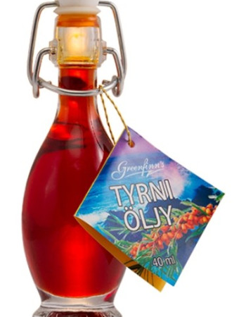 Greenfinns luomu kylmäpuristettu tyrniöljy 40ml