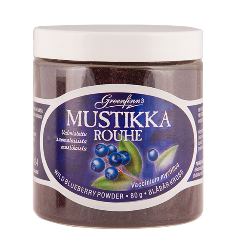 greenfinns kotimainen mustikkarouhe 100g