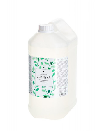 Ole hyvä hajusteeton pyykinpesuaine kanisteri 5l 