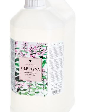 Ole hyvä piparminttu pyykinpesuaine kanisteri 5l 