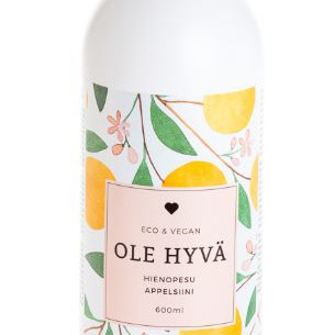 Ole hyvä hienopyykinpesuaine appelsiini 500ml 