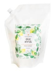 Ole hyvä kurkku-minttu käsienpesuneste täyttöpakkaus 1000ml