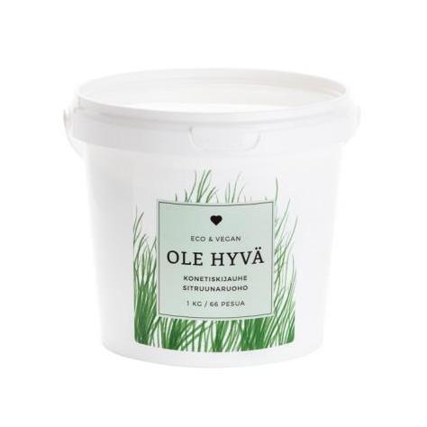 Ole Hyvä konetiskijauhe sitruunaruoho 1kg 