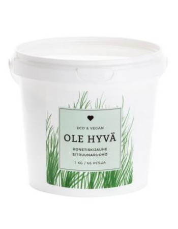 Palautus - Ole hyvä konetiskijauhe sitruunaruoho 2,5kg