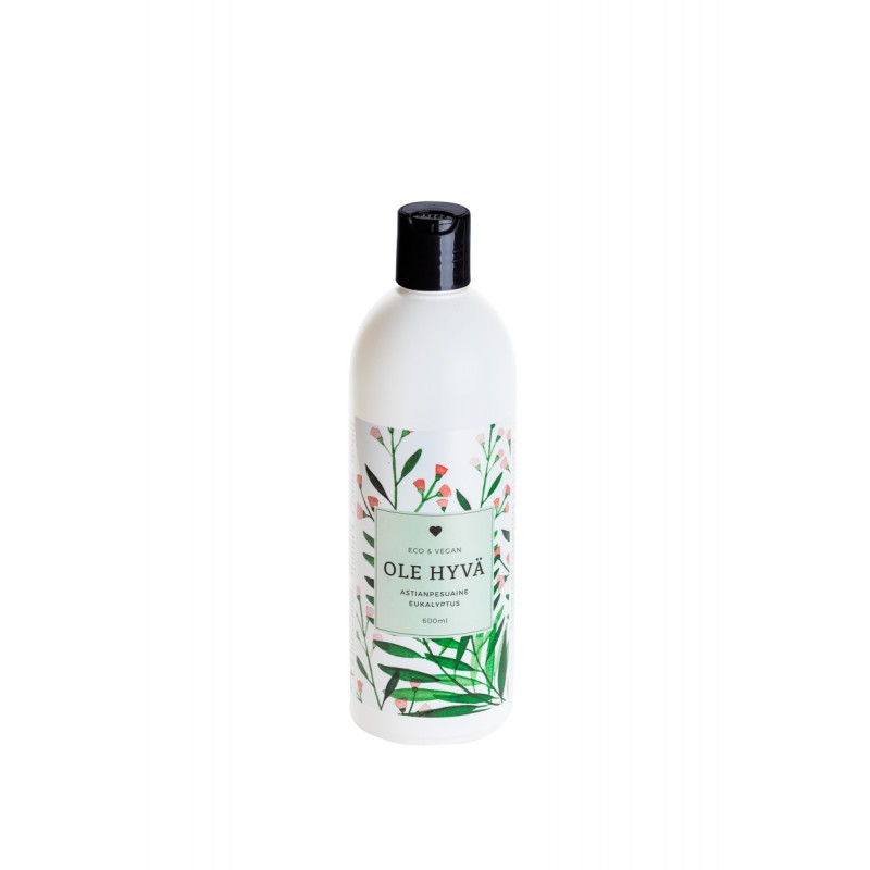 Ole hyvä astianpesuaine eukalyptus 600ml 